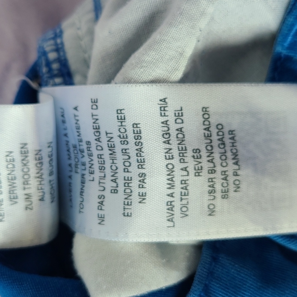 TRUE RELIGION CUTOFF JEANS BOYS BLUE CARGO SHORTS SIZE 10. B'92 - Picture 10 of 10